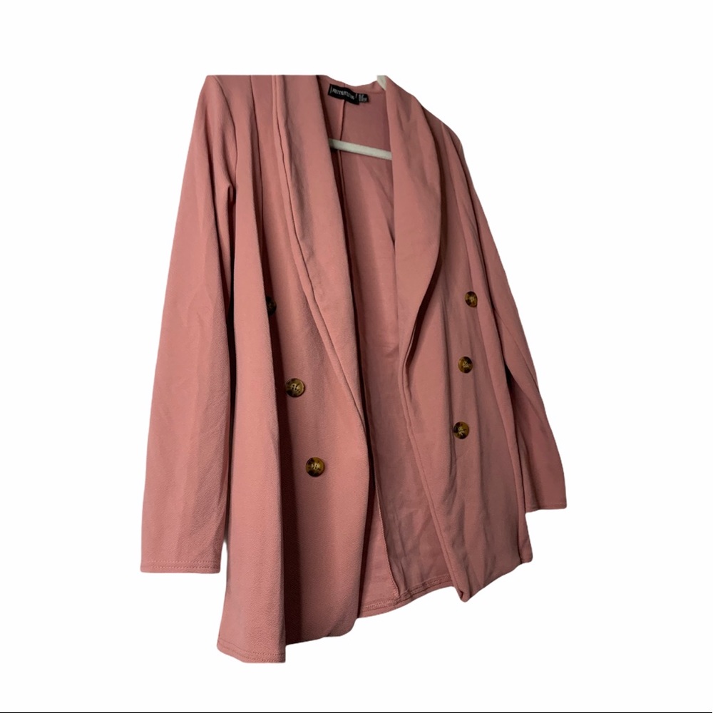 Blazer and mini skirt set